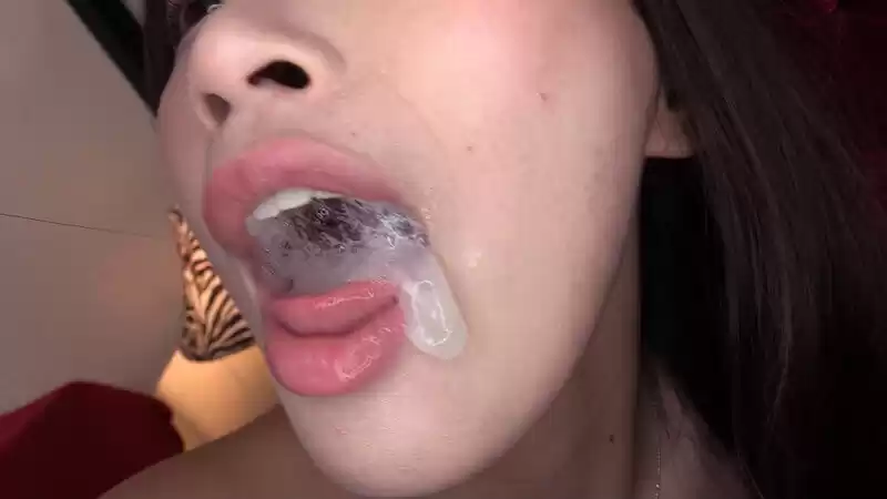 ごっくん淫語 耳元で聞く、ネバスペと喉越しごっくんのエロい音 美園和花