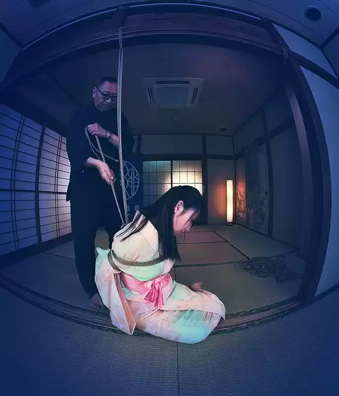 【VR】How to 緊縛VR02 ’足縛り’+’膝下吊り腰捻り逆さ’ 川上ゆう