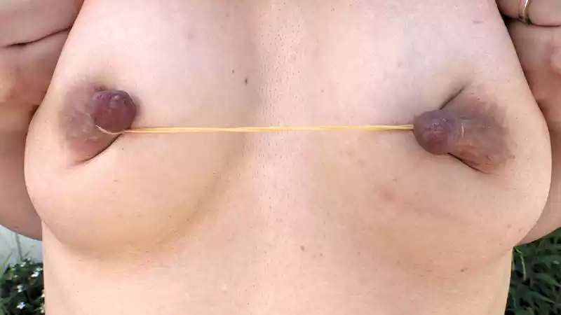 五・六十路熟女 長乳首弄り