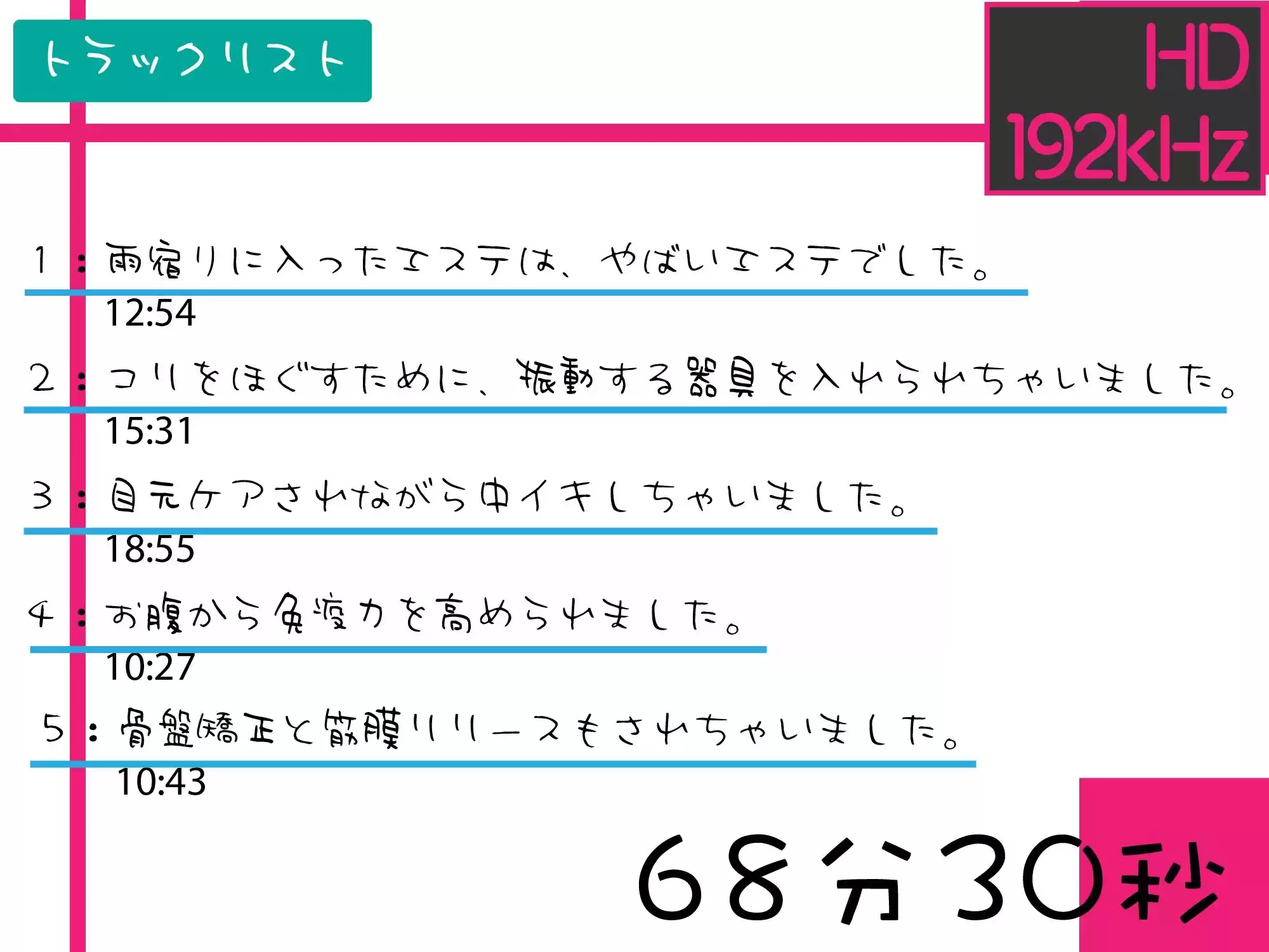 【トロけるHD音声】年下彼氏のトロける濃厚エステぷれい。最後は嫉妬されて背後から中出しされちゃいます。