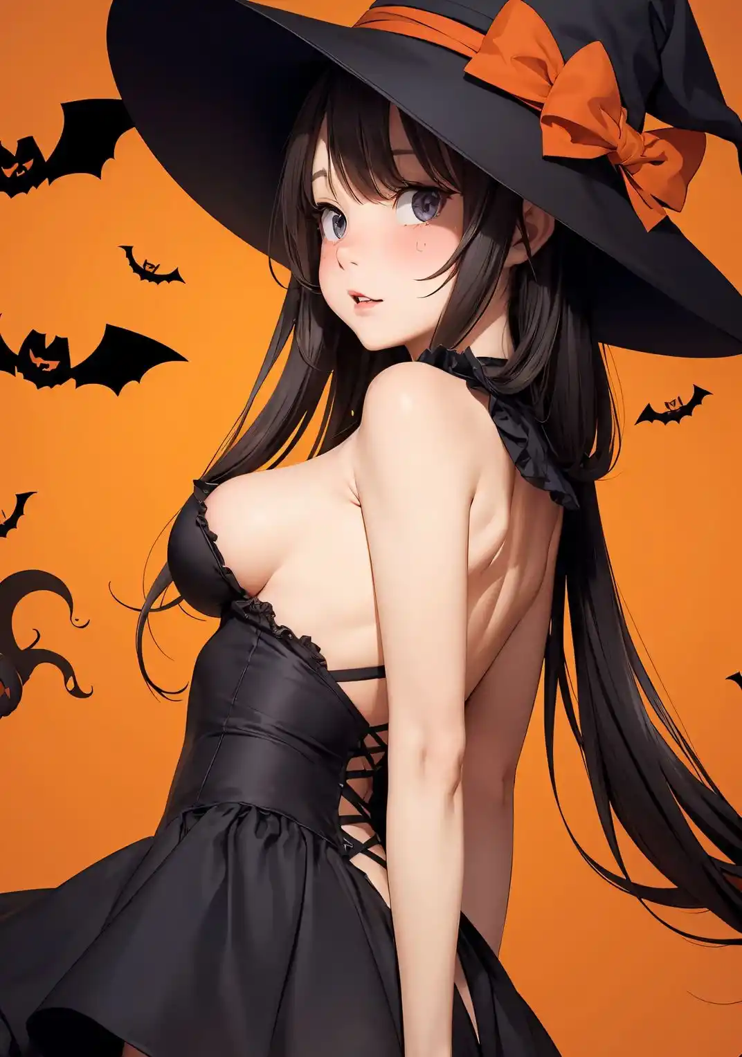 【ハロウィン美少女AIイラスト集】AI HALLOWEEN MODE【PNG97枚/PDF付】