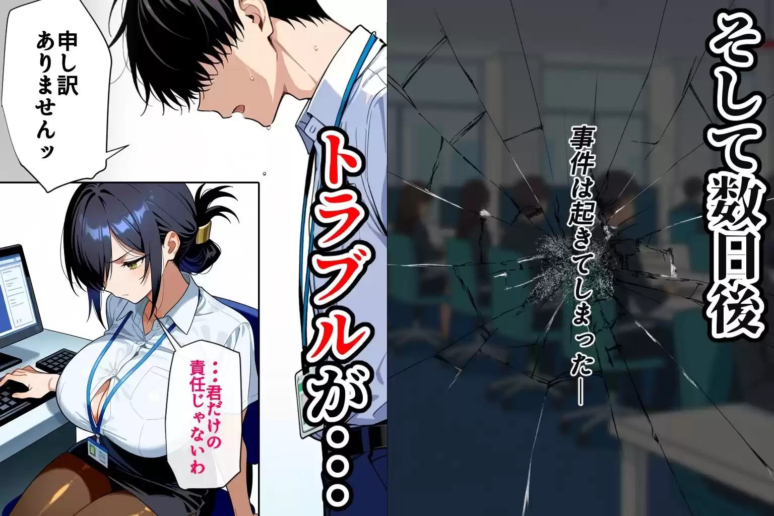 上司彼女が堕ちるまで（CG・マンガ総数420p）