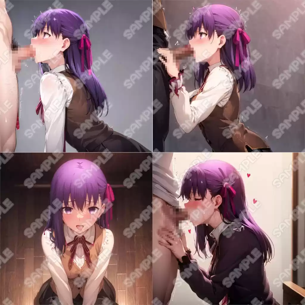キャラフェチ  Eカップの後輩  着衣巨乳編＋立ちバック編＋フェラ編