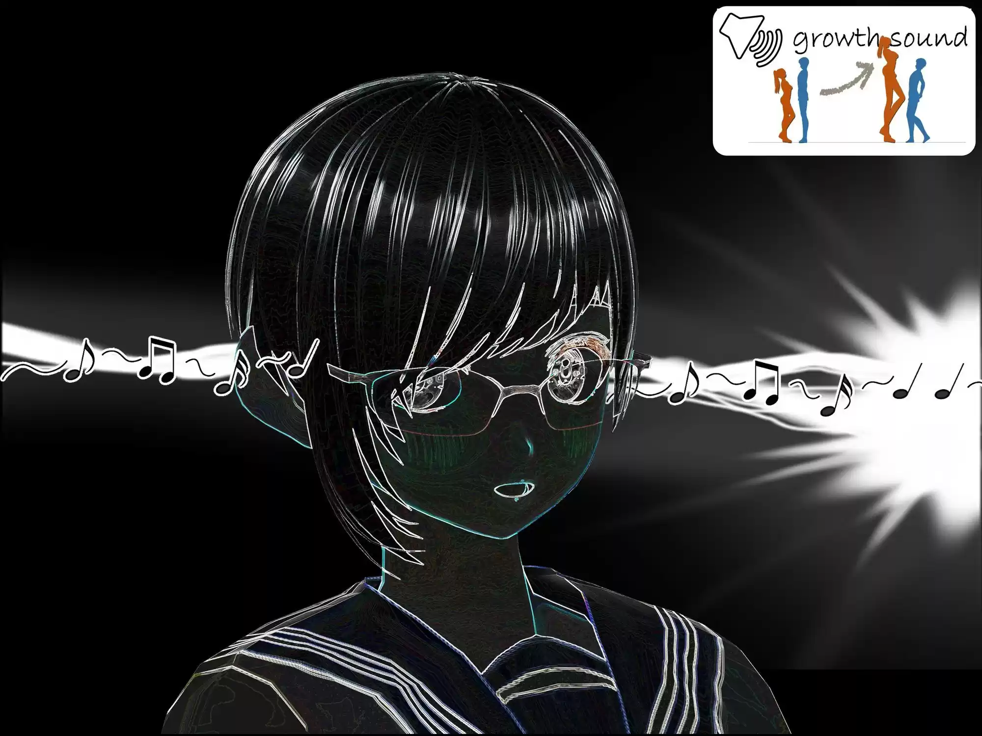 女子だけ成長 男子を追い抜く 成長音〜VRルーム編〜