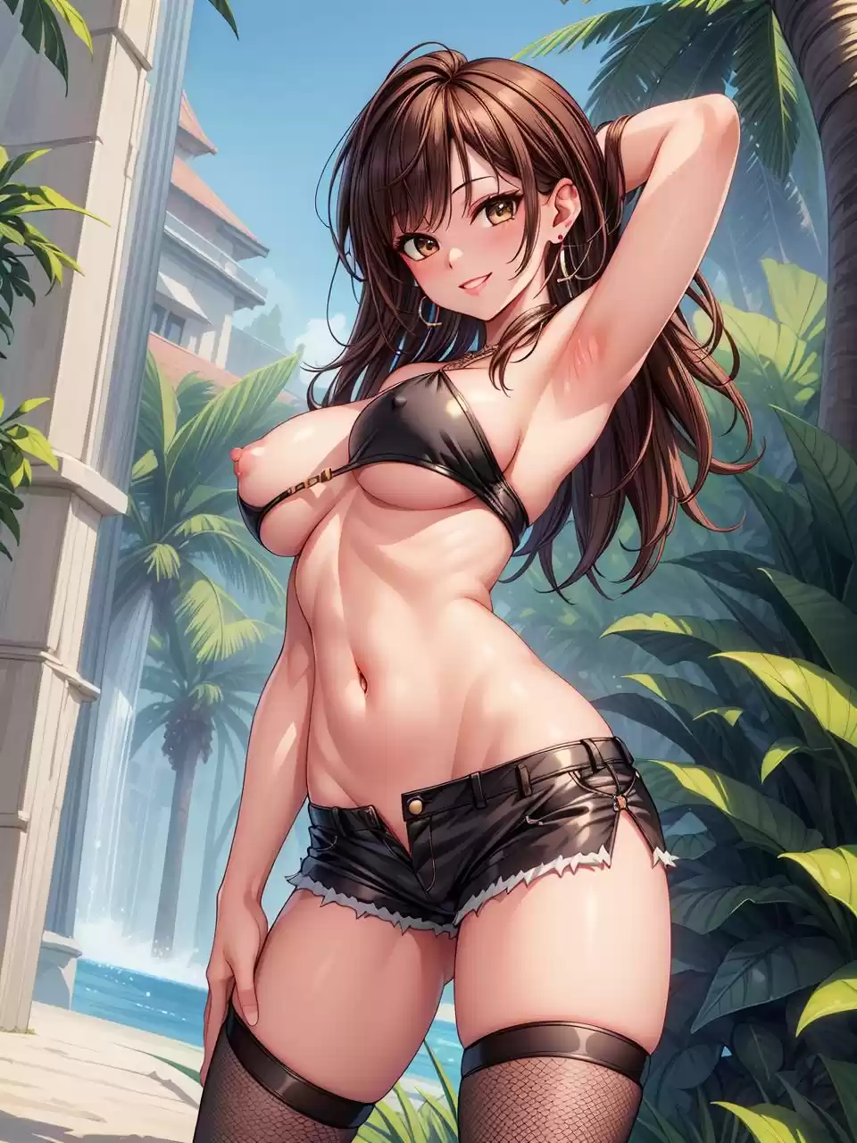 隠せていない美女たち〜AIイラスト集〜