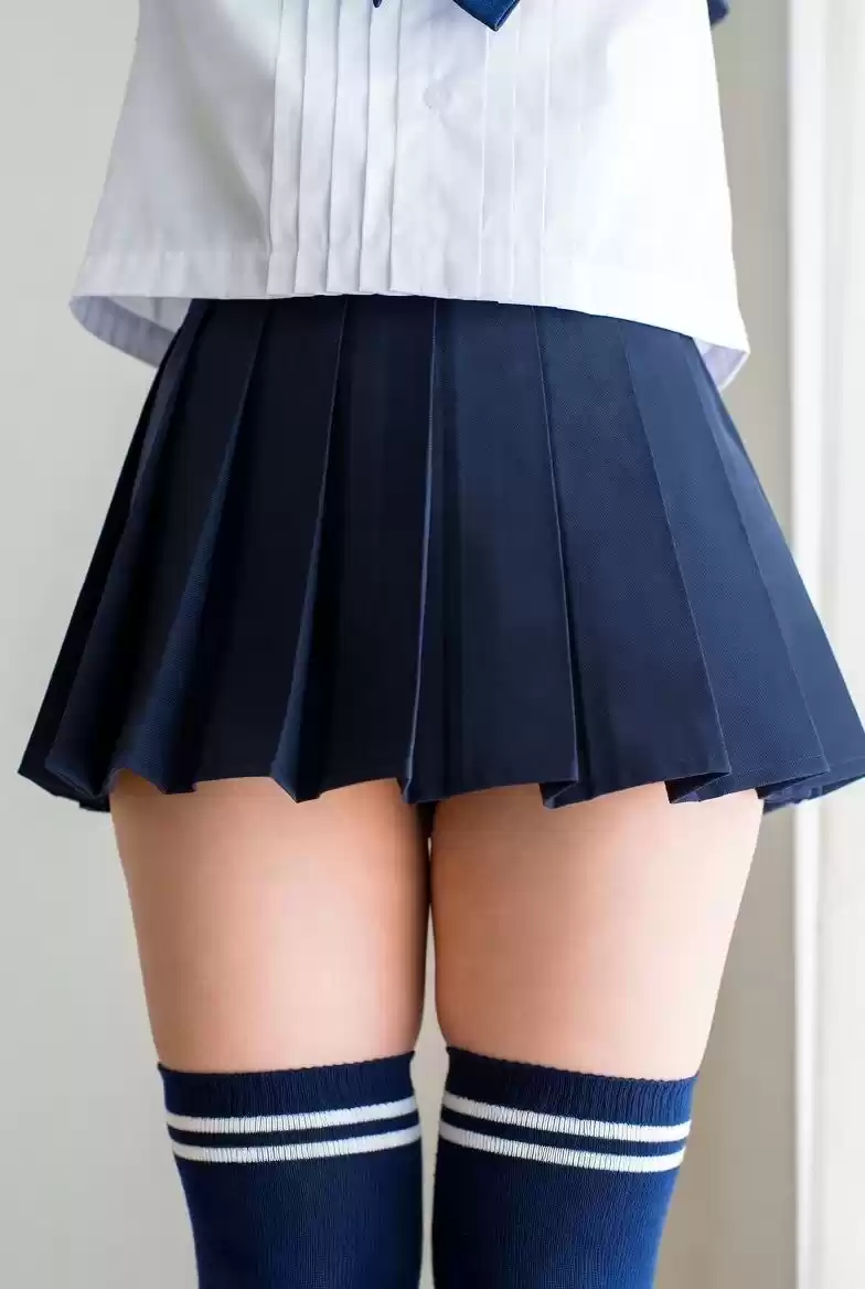 制服ふともも