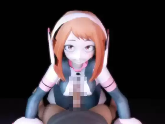 【100円】主観で見るヒロアカの麗日お茶子のフェラチオ宣伝用動画