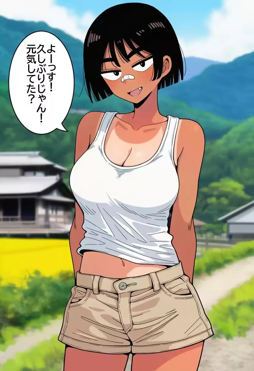 ボーイッシュ褐色陸上女子に無責任中出ししまくって孕ませるまで。