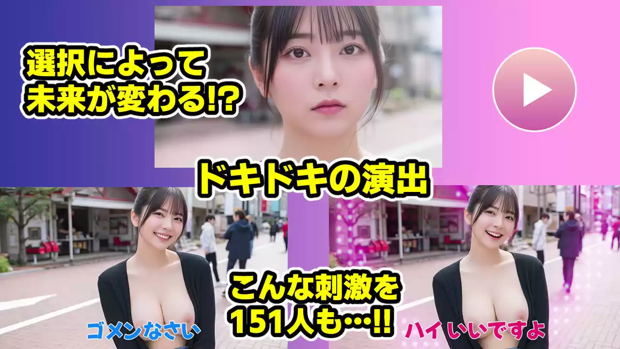 ナンパマスター〜151人のナンパ図鑑完成を目指せ！！〜【いきなり極限リーチ！！ 即興奮！！脳汁ドバドバナンパゲーム！！】