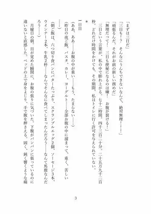 外せない貞操帯生活  〜一週間の排泄絶対禁止命令〜  【中村ひまり編】