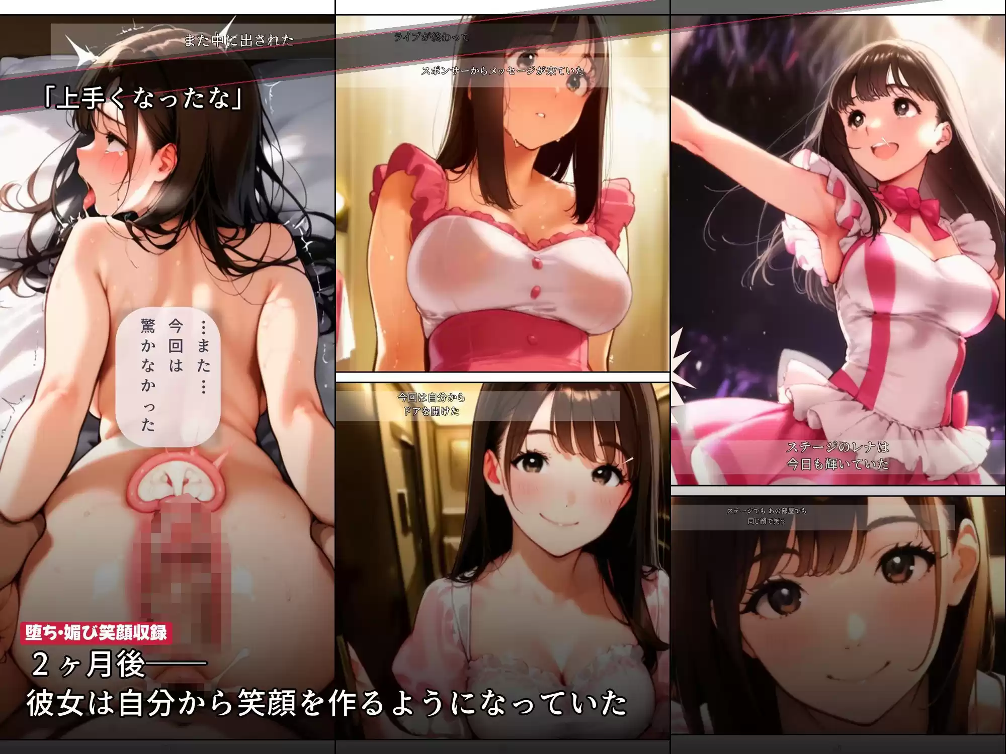 ライブ直後に枕営業をスポンサーに強要されたアイドルが2ヶ月後に媚び媚び笑顔になるまで