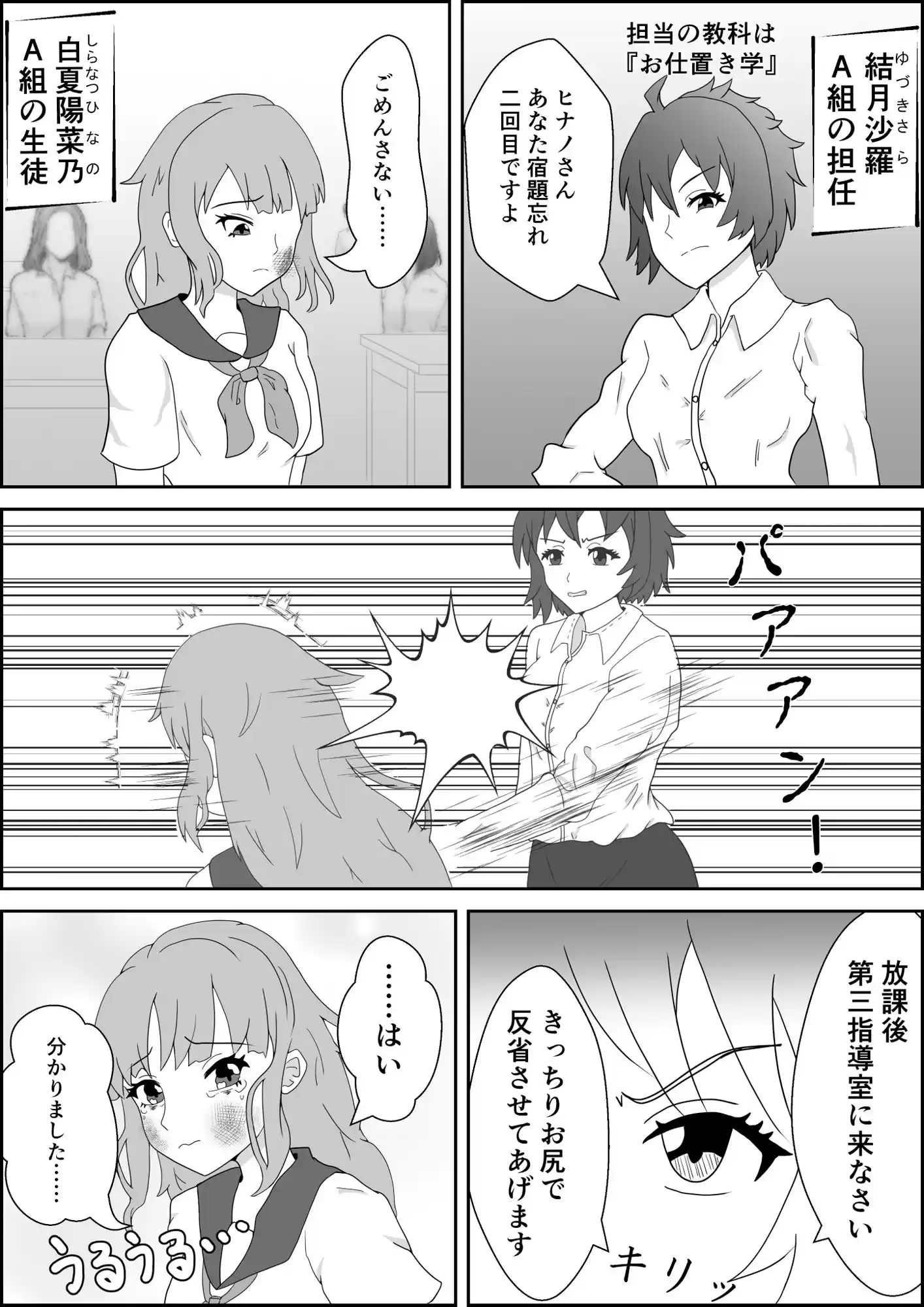 S女子校生とM女教師