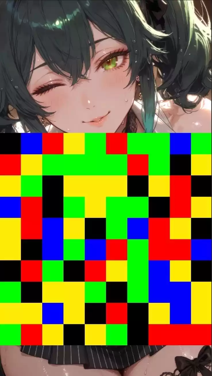【 シームレス動画・着エロに特化！】もざ消し！ パート3 〜モザイク風ブロックをなぞって消す爽快パズルゲーム〜