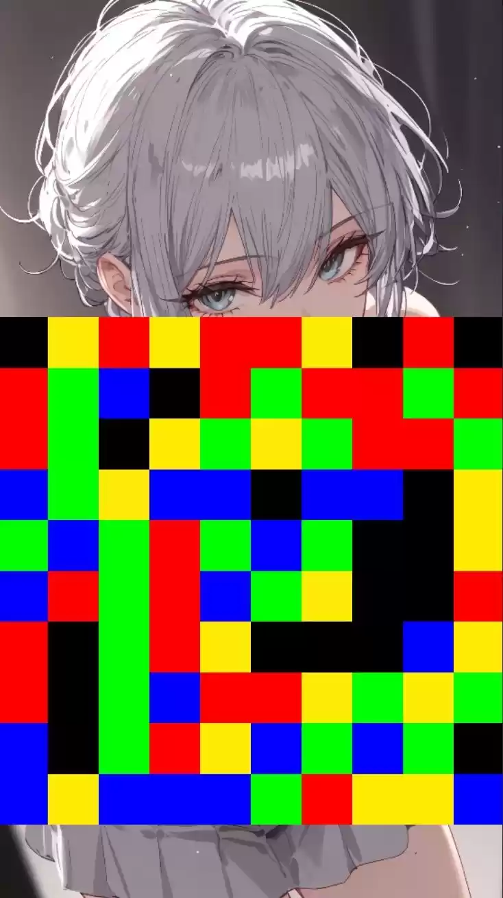 【 シームレス動画・着エロに特化！】もざ消し！ パート4 〜モザイク風ブロックをなぞって消す爽快パズルゲーム〜