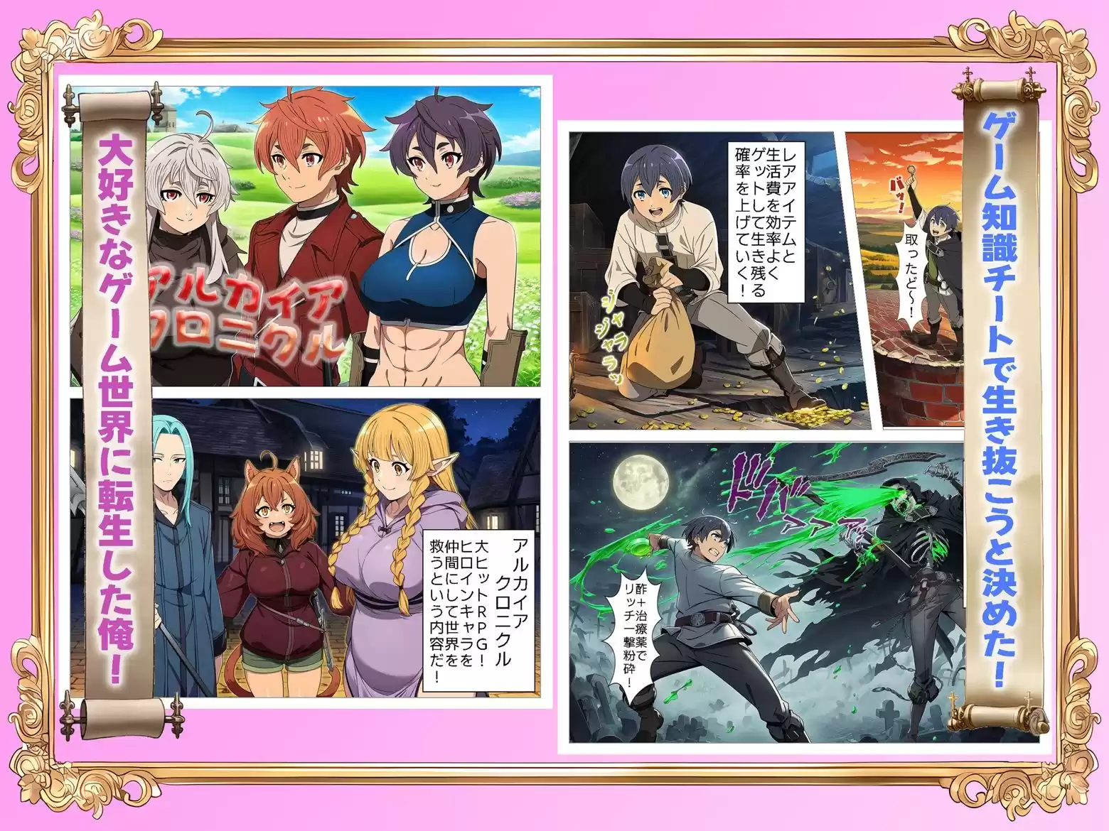 巨根NTR！！  RPGのモブに転生したけどデカチンになったらヒロイン全員発情！