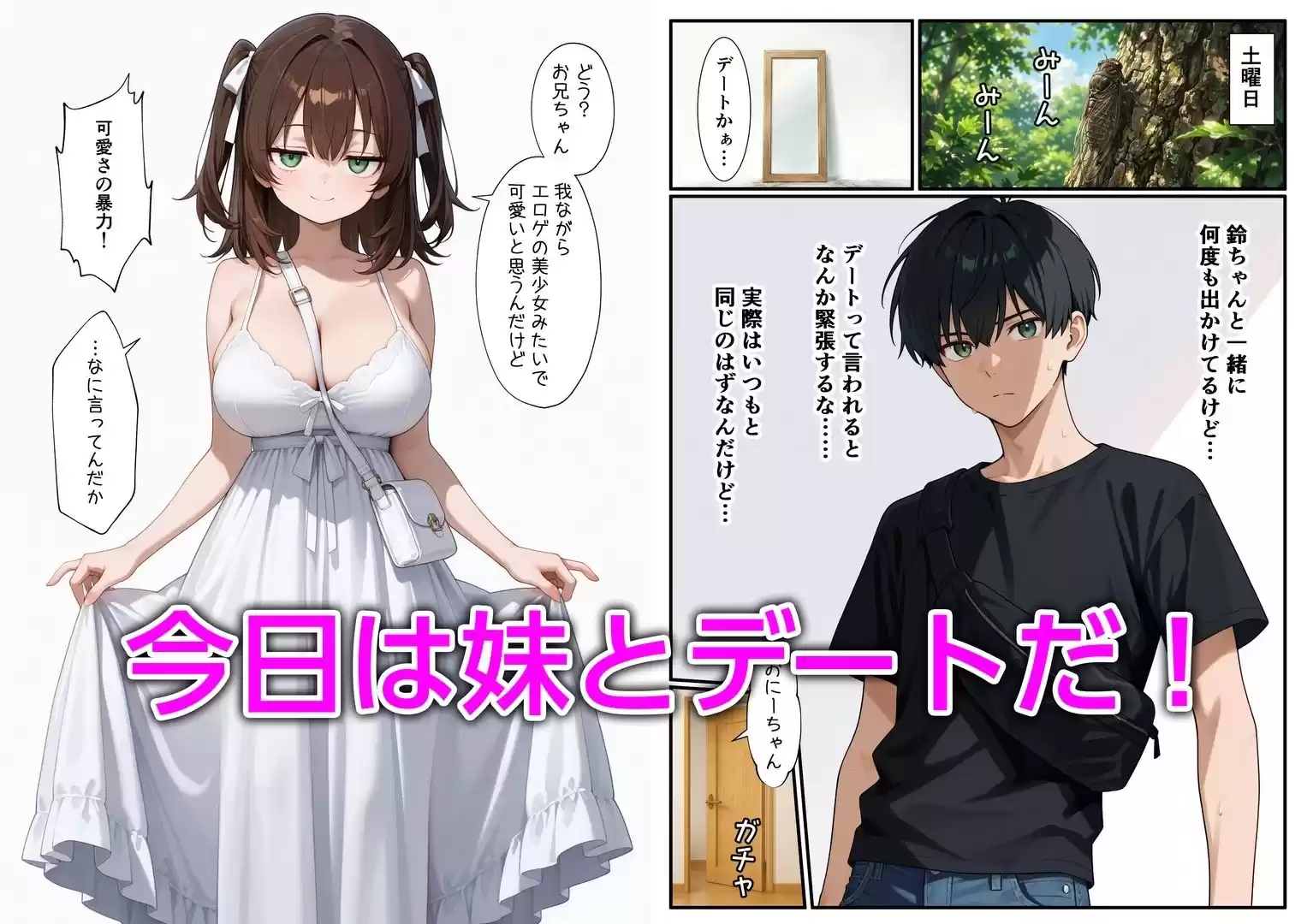 妹と恋人ごっこ 交尾ごっこ3 〜デート＆野外エッチ編〜