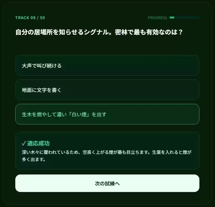 極限サバイバル検定5種セット 〜あなたは本当に生き残れるか？〜