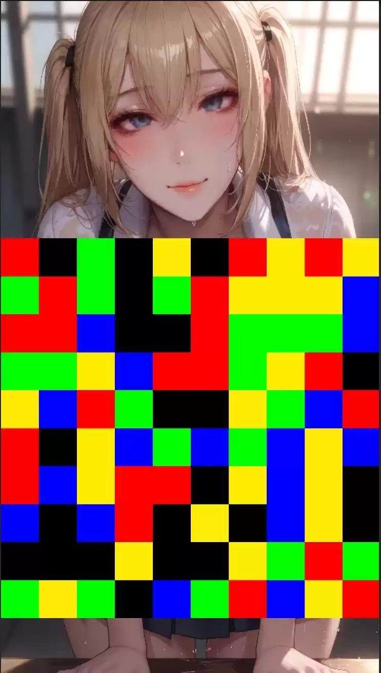 【 シームレス動画・着エロに特化！】もざ消し！ パート5 〜モザイク風ブロックをなぞって消す爽快パズルゲーム〜