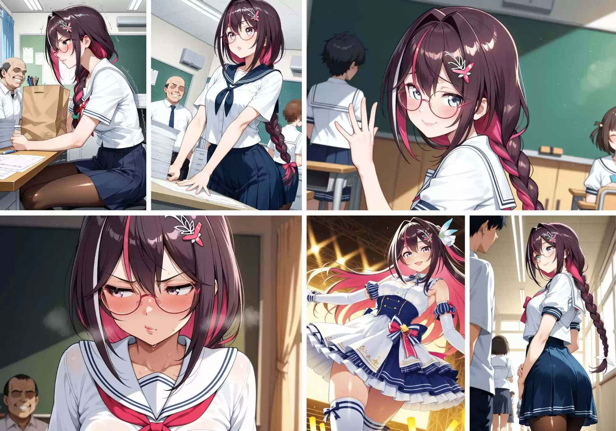 変態教師にアイドルばれしたAZ〇i