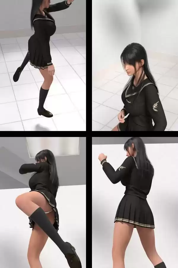 才色兼備の万能女性格闘家 霧島 愛唯の陸上競技モデル風写真集JK’26_01