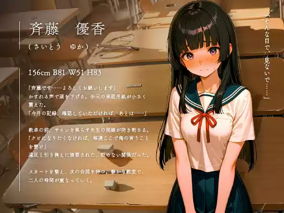 〜歪んだ主従関係〜  風紀委員長、優香の放課後の秘密vol.1