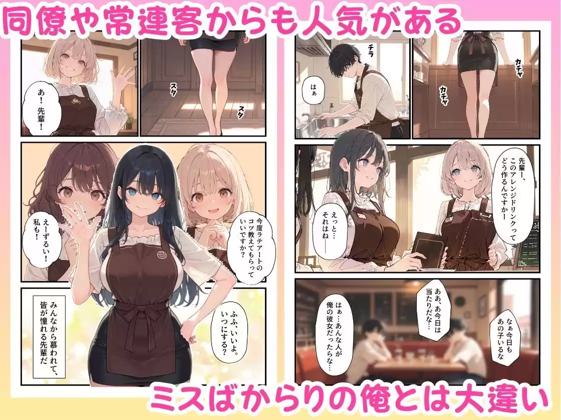 バイト先の憧れの先輩がエロコスプレイヤーだと発覚したので濃厚えちえちセックスした話