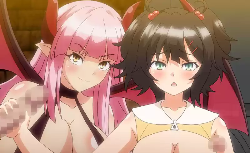 サキュバス★コネクト！ 第4話 唯奈の一日ウェイトレス◆ み～んなまとめてぶっかけサービス◆