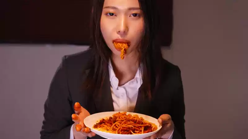 咀嚼口内くちゃとろフェラ 三池小春