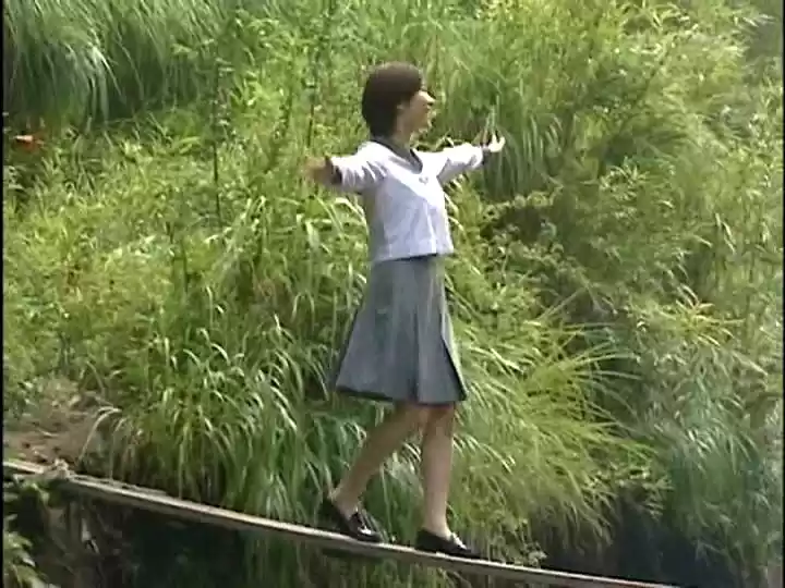 スカートをめくって青姦