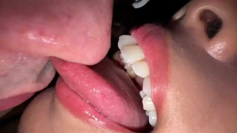 【個人撮影】若菜めありのハメ撮り風 Dキス＆口臭嗅ぎ