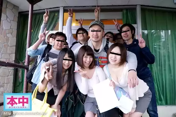 ヤリマンビッチ尾上若葉が中出し乱交温泉サークルに潜入！！ 尾上若葉