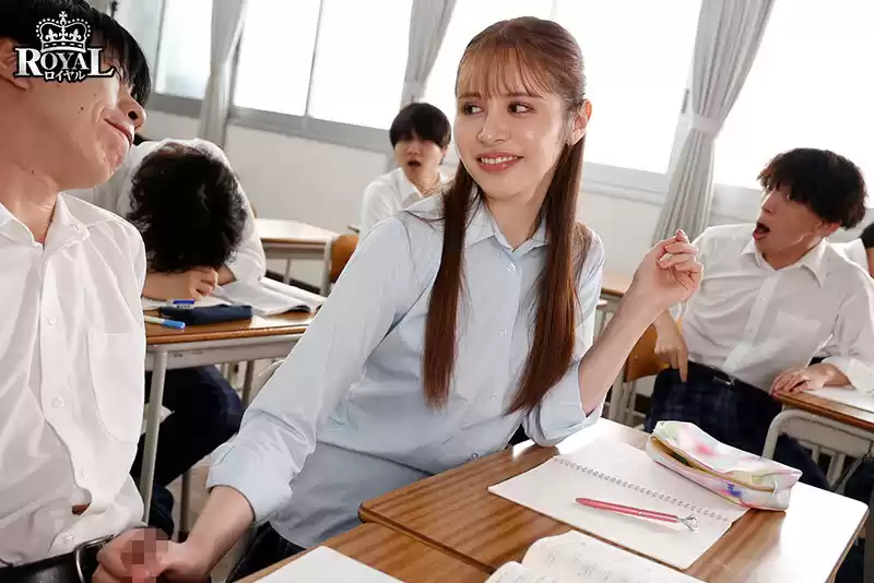 発情したら校内ドコでも強●中出し！！田舎の男子生徒99％学校で思春期チ●ポを喰い散らかすドスケベ淫乱転校生 天音ミシェル