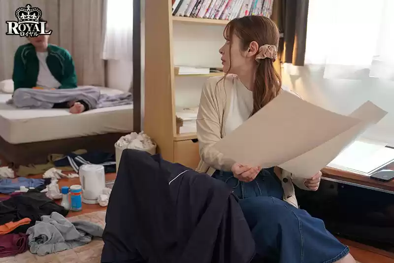 妄想エロマンガを見てしまった隣のモデル級お姉さん！むっつりスケベな彼女はキンタマ空になるまで何度もセックスを求めてきた 天音ミシェル