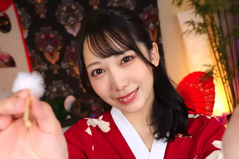【VR】スカートの中でこっそり生挿入をしてイキまくる！！魅惑的な快楽を提供する大正浪漫リフレ嬢 弥生みづき